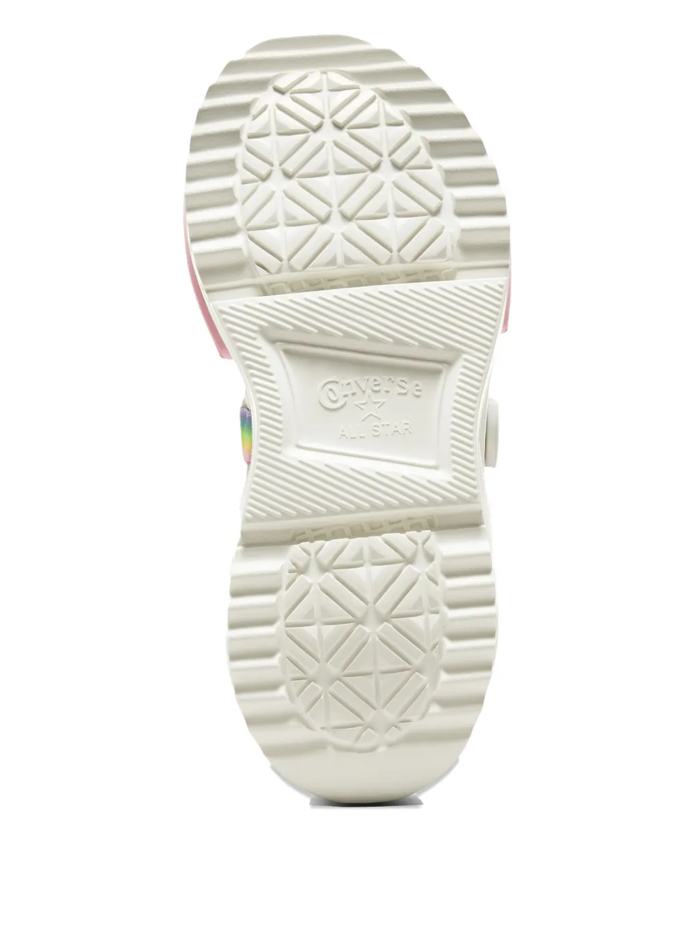 Converse Sandalen met plateauzool en bandje Wit