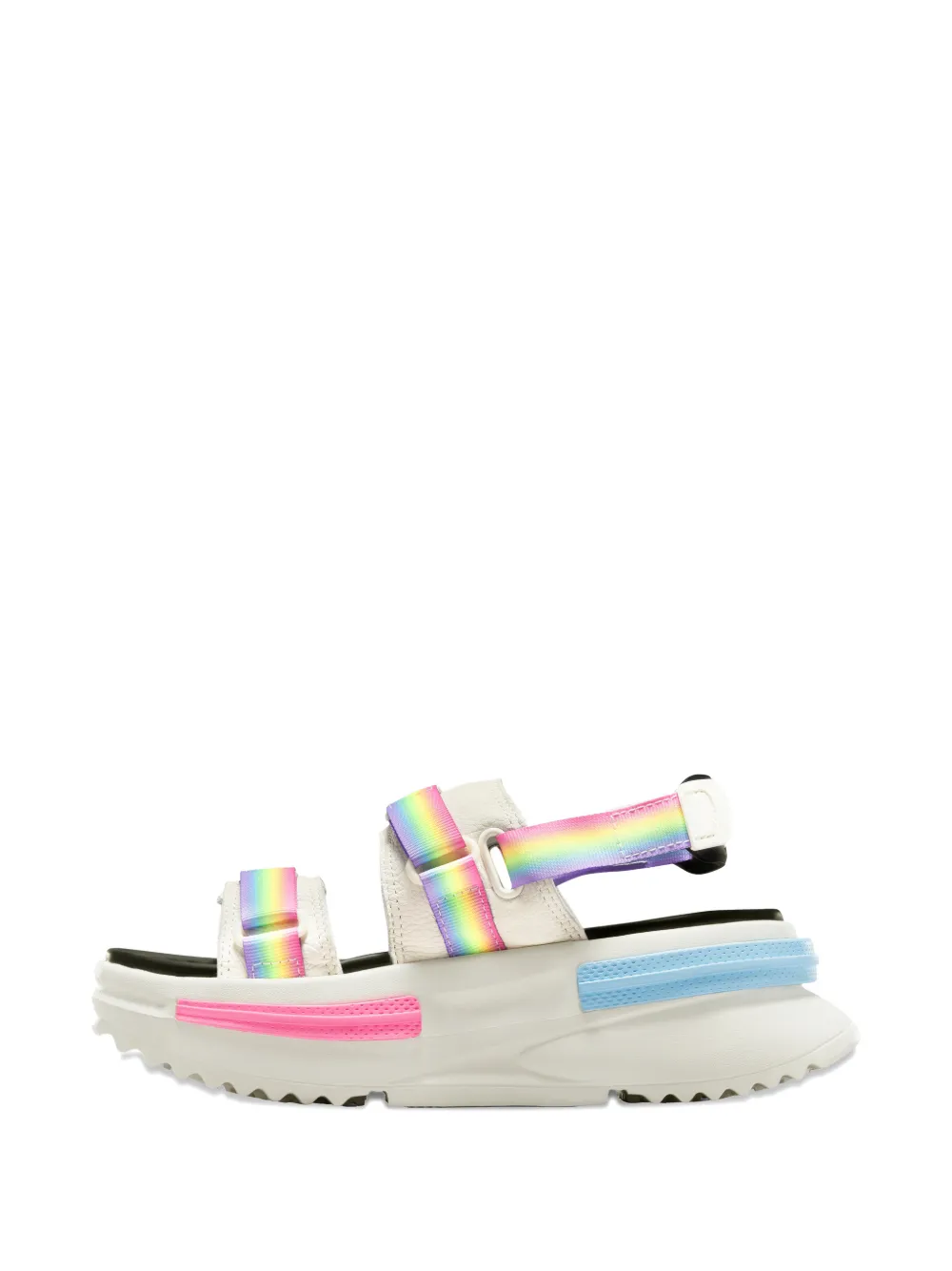 Converse Sandalen met plateauzool en bandje Wit