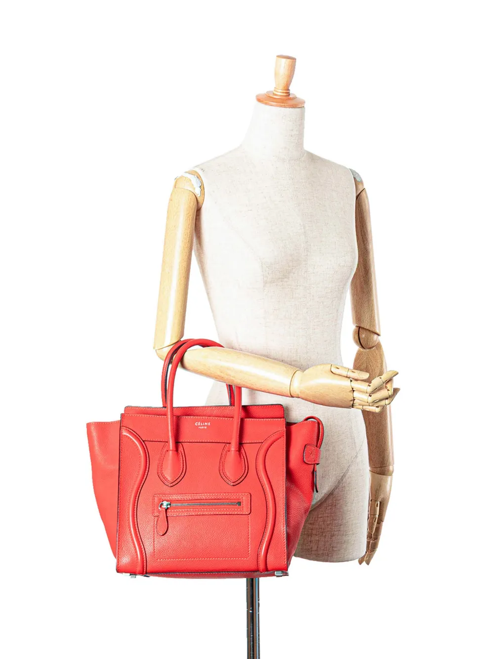Céline Pre-Owned 2012-2018 Micro Calfskin Luggage Tote handbag | Pre-Owned | Image 2