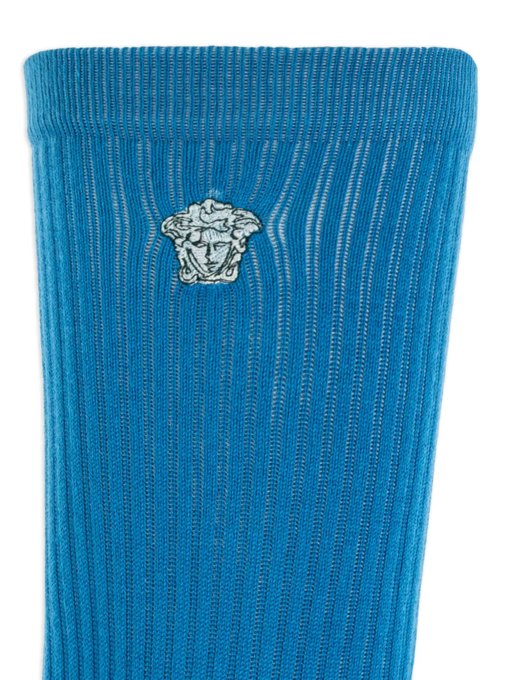 Versace Medusa-embroidered ribbed socks | Image 2