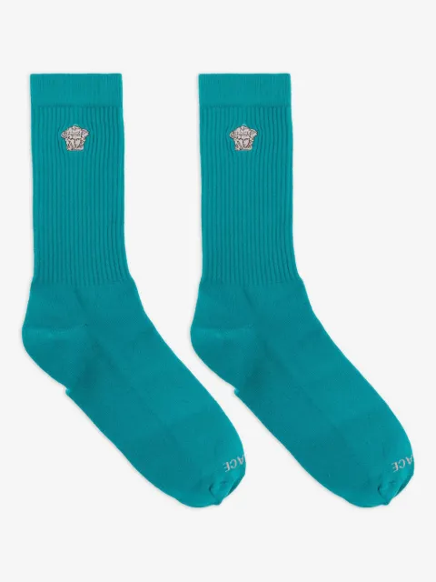 Versace chaussettes à motif Médusa brodé