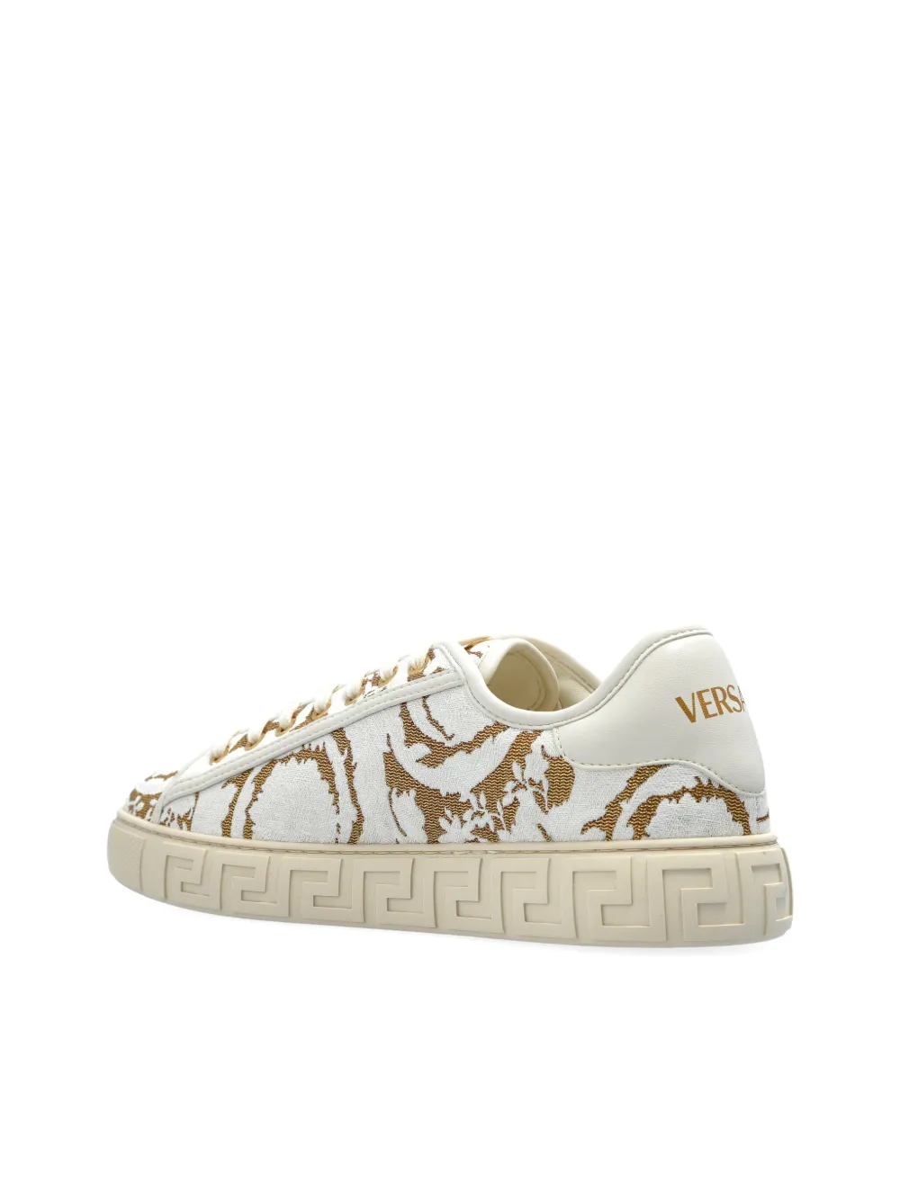 Versace Barocco-jacquard sneakers White