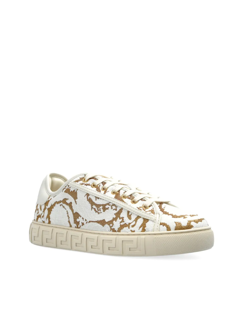 Versace Barocco-jacquard sneakers White