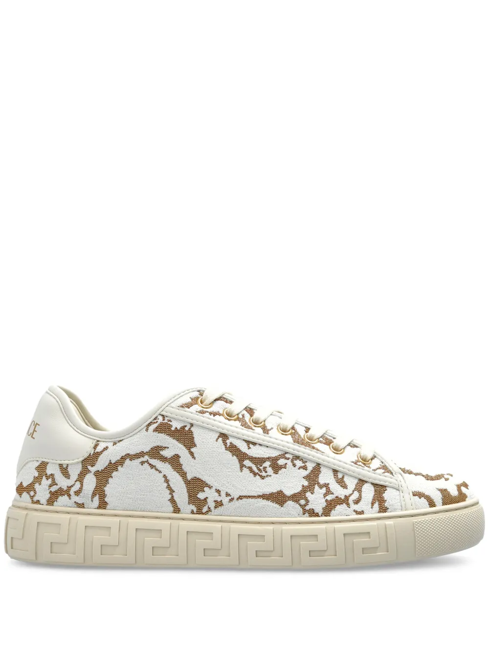 Versace Barocco-jacquard sneakers White