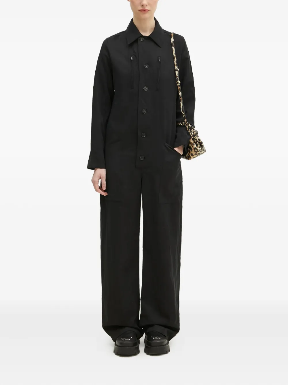 Y-3 Jumpsuit met lange mouwen Zwart