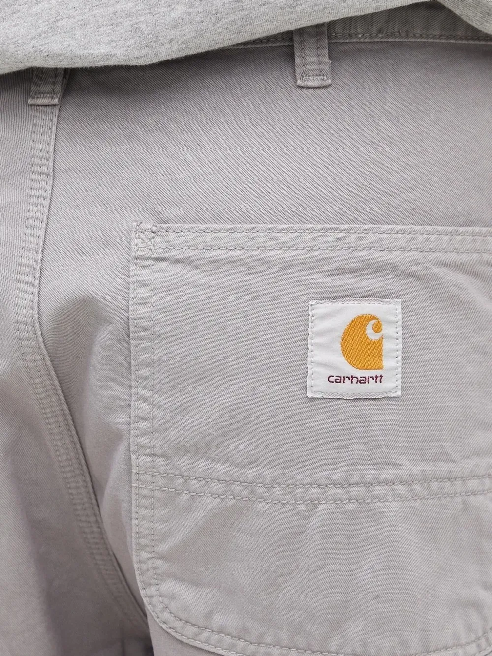 Carhartt Multiple-pockets Straight-leg Trousers In Gray