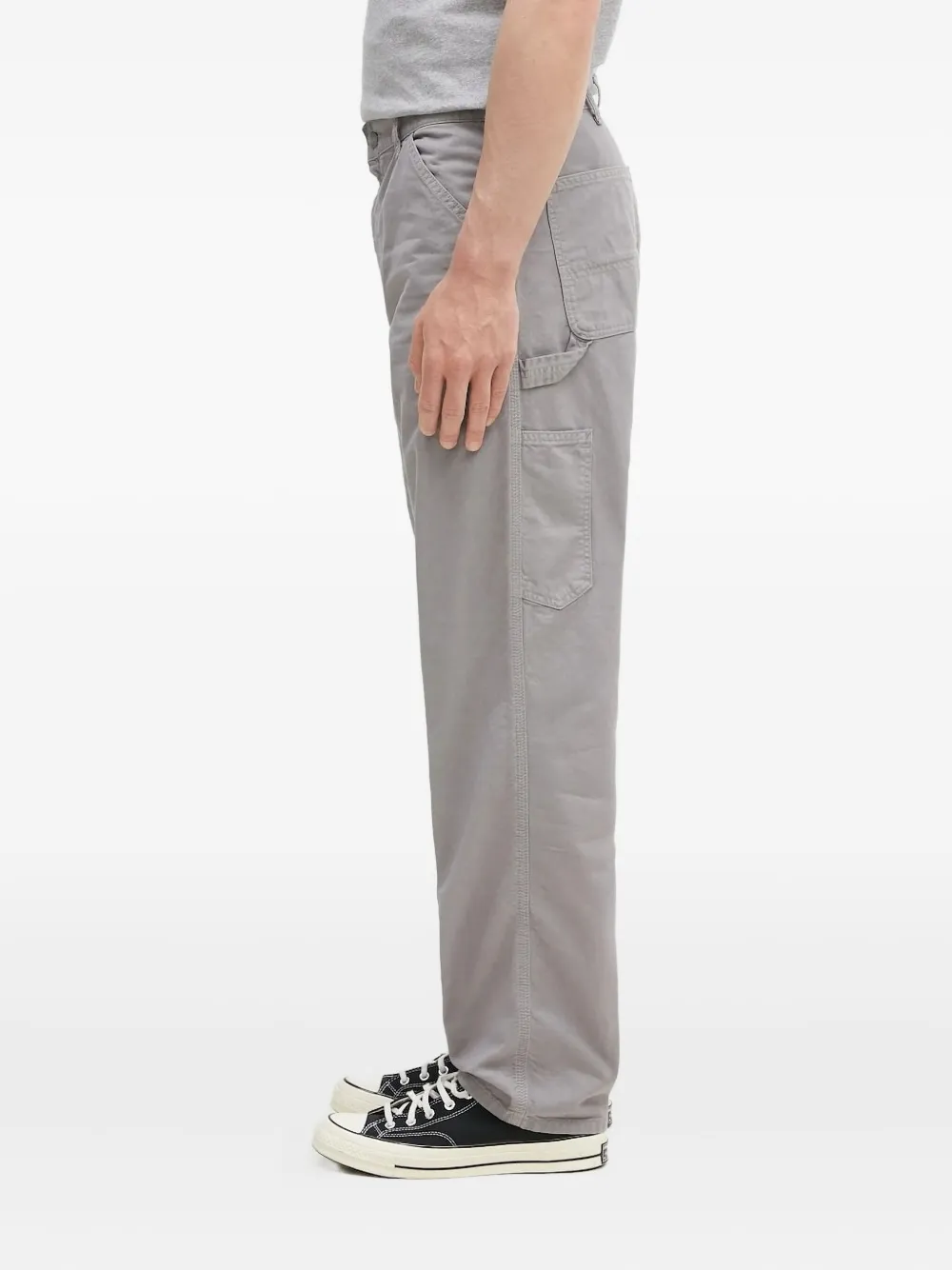 Carhartt WIP Straight broek met meerdere zakken - Grijs