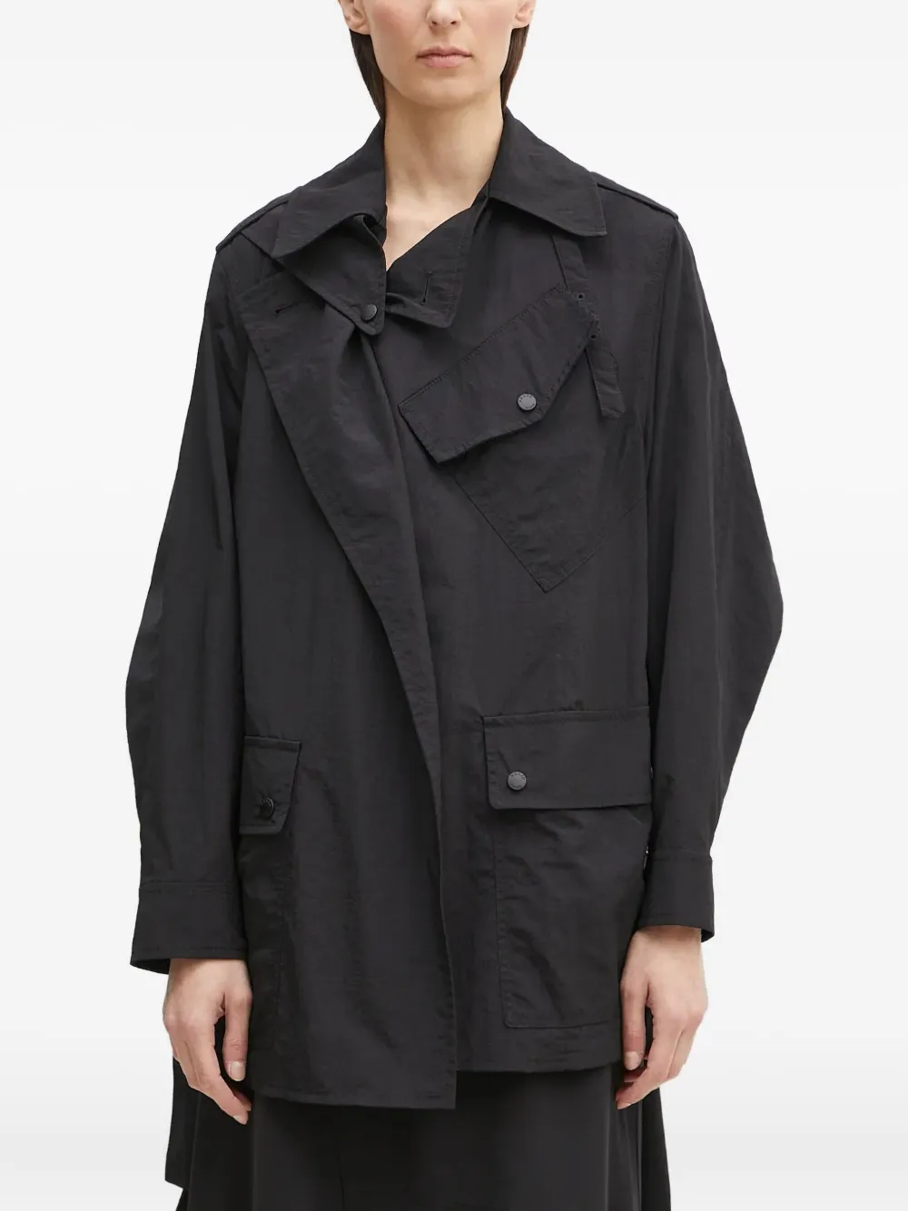 Kenzo belted trench coat - ブラック Kenzo belted trench coat - ブラック