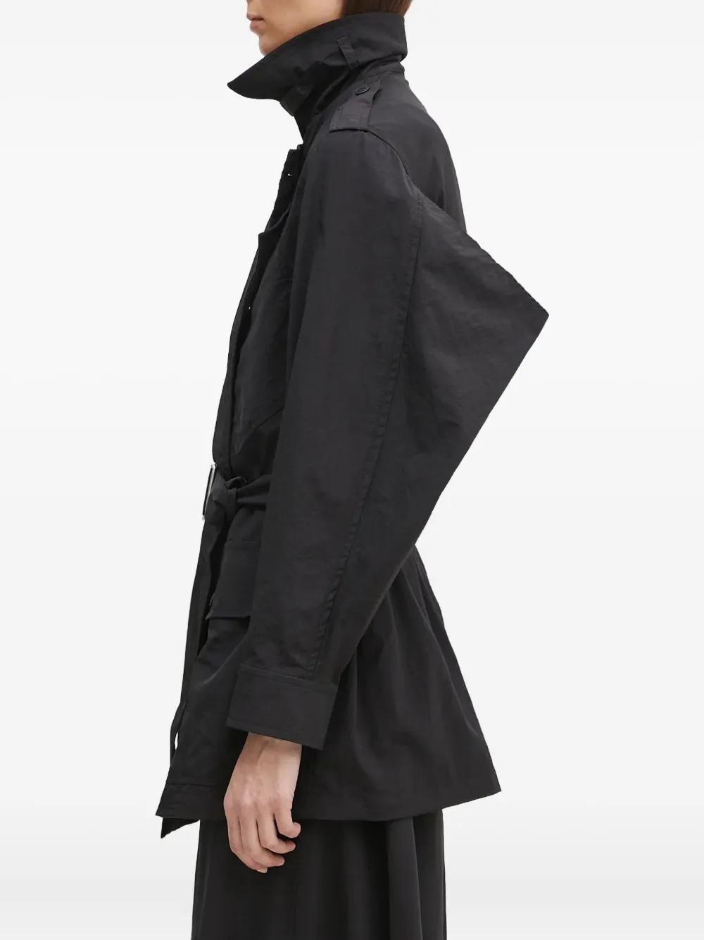 Kenzo Trenchcoat met ceintuur Zwart