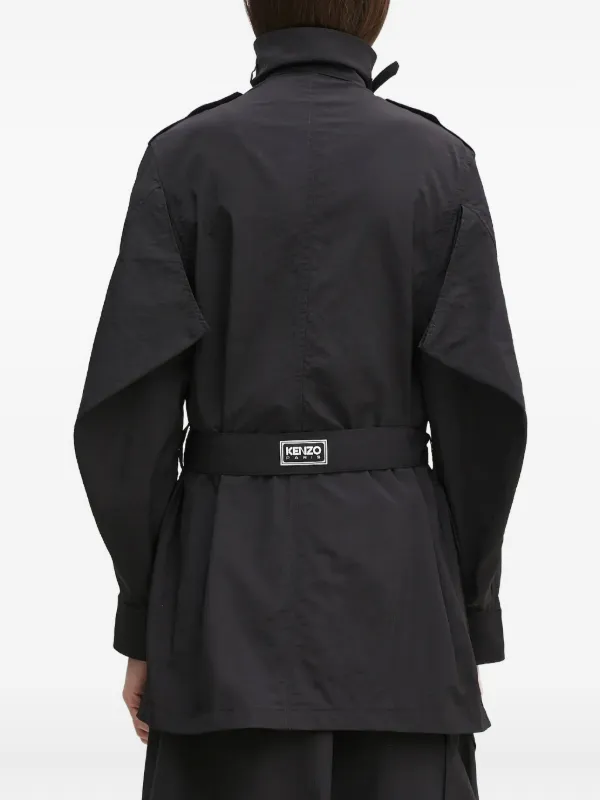 Kenzo トレンチコート | ブラック | FARFETCH JP