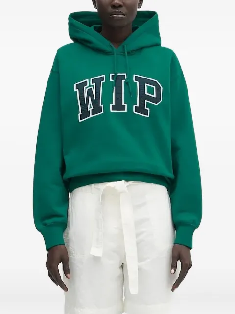 Carhartt WIP ribbed logo-embroidered hoodie