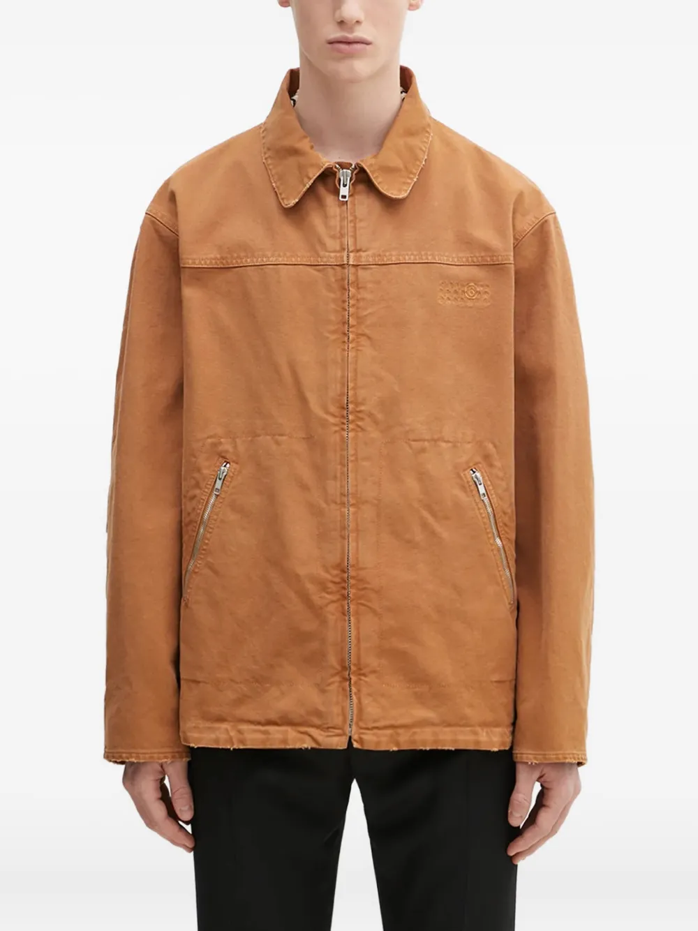 MM6 Maison Margiela Jack met vlakken Bruin