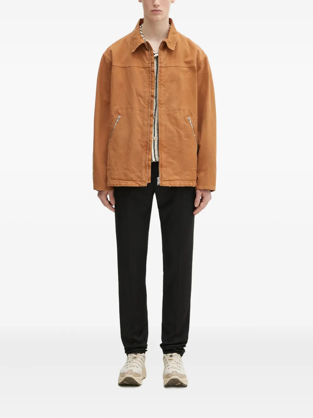 MM6 Maison Margiela Jack met vlakken Bruin