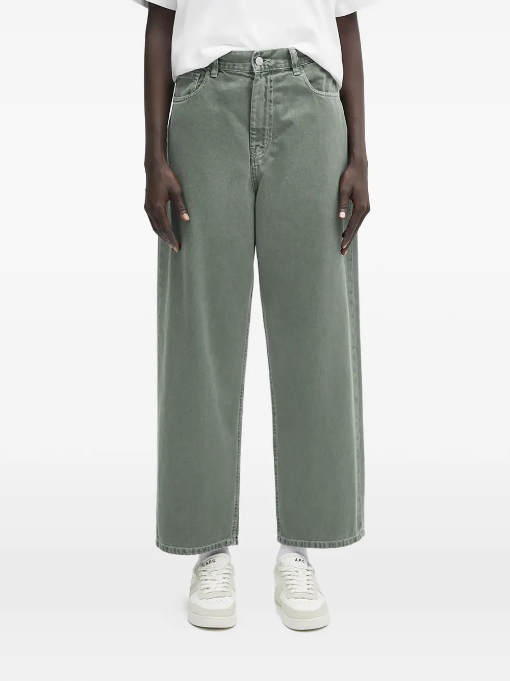 Carhartt WIP Brandon patch-pocket trousers | Green | Image 1