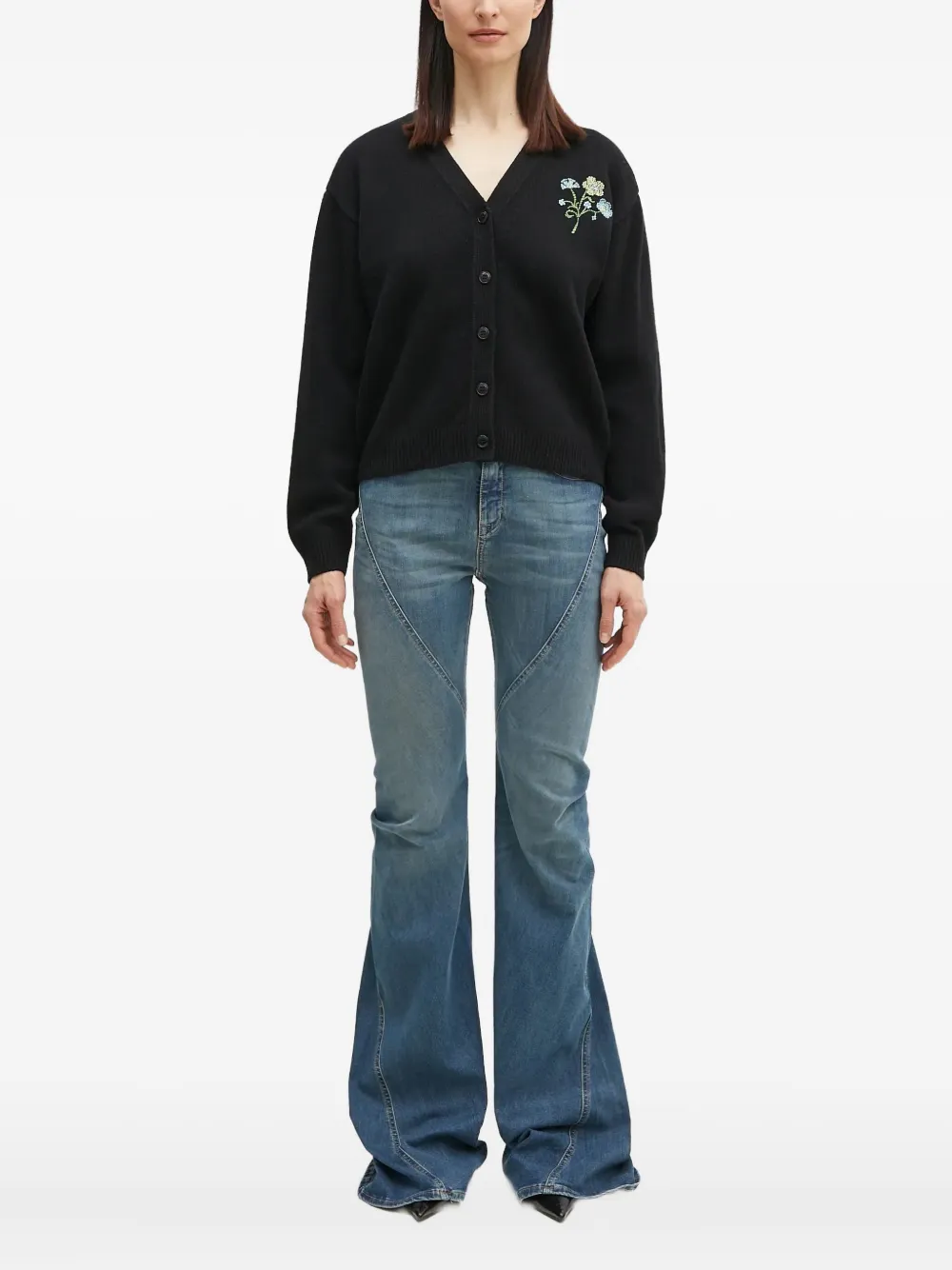 Kenzo floral-embroidered cardigan | Cardigans | Image 2