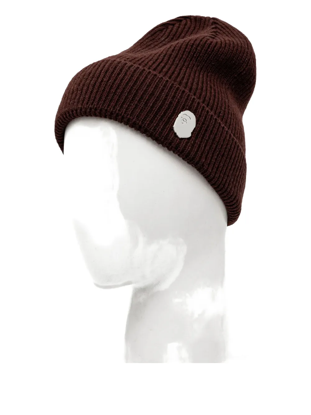 A Bathing Ape Wool-blend Beanie Hat In Burgundy