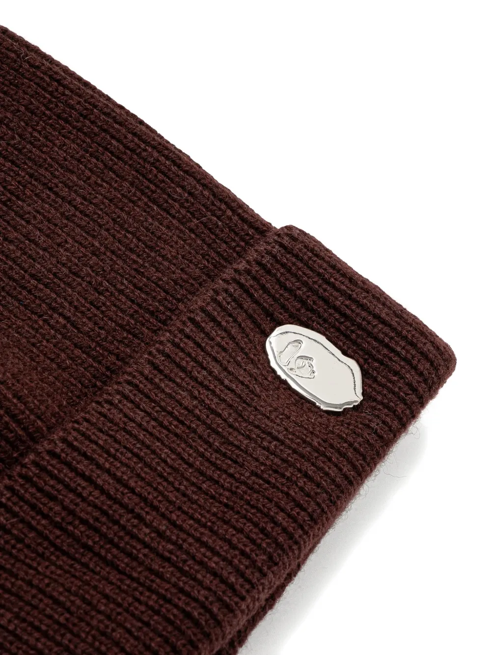 A BATHING APE Muts van wolblend Bruin