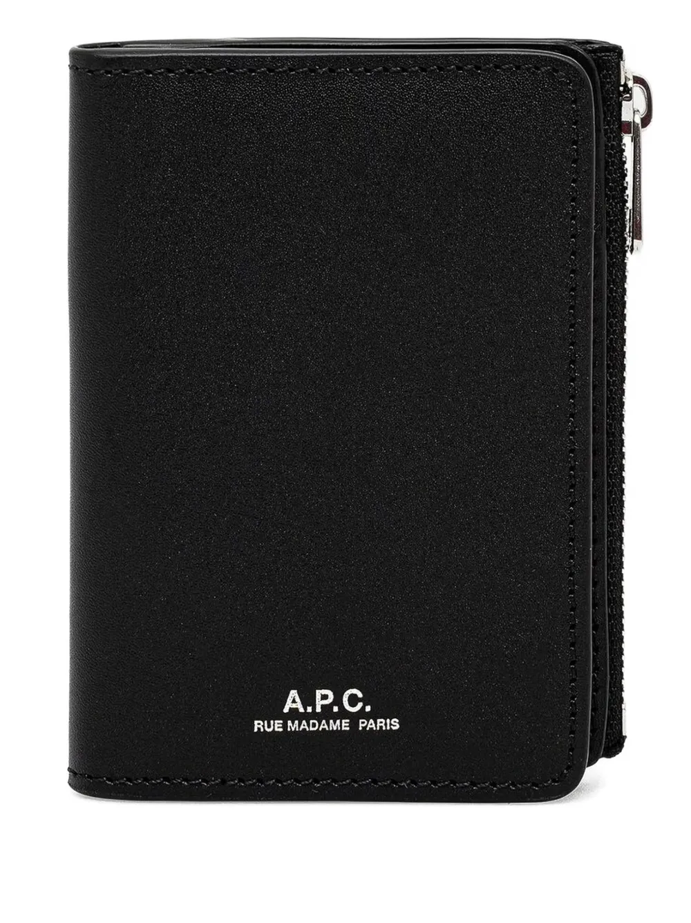 A.P.C. zipped wallet | Black | Image 1