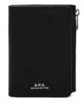 A.P.C. zipped wallet - Black