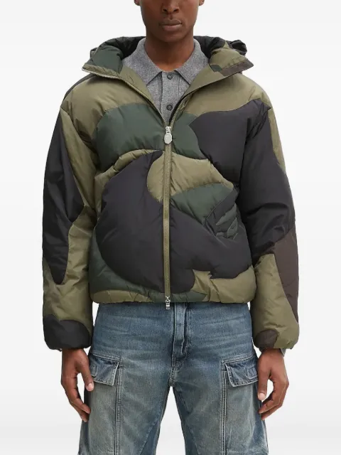 A BATHING APE® camouflage-pattern quilted jacket