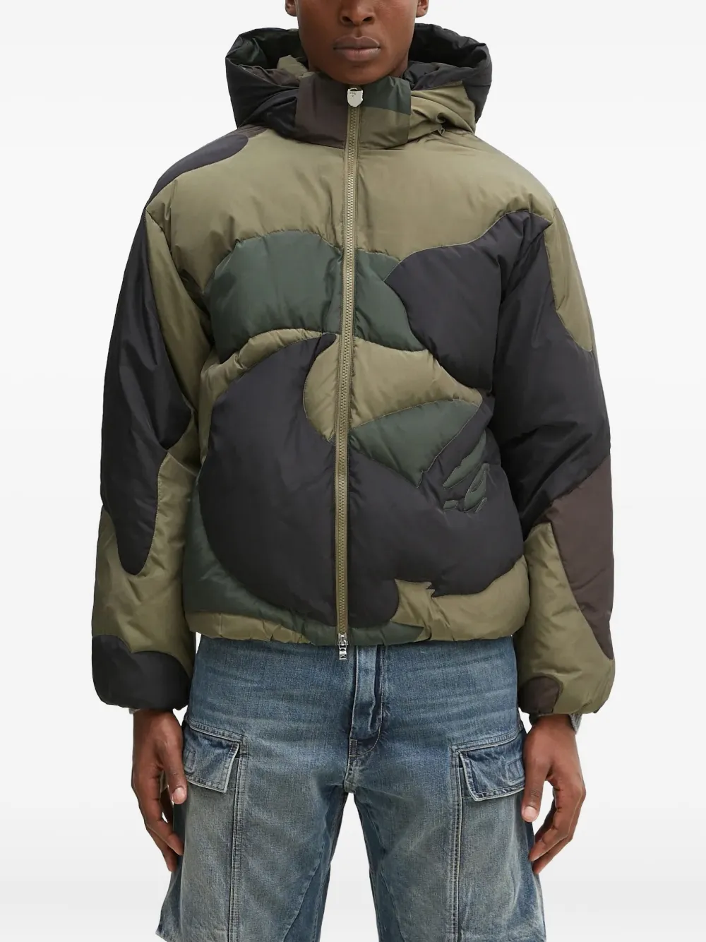 A BATHING APE® camouflage-pattern quilted jacket | Down Jackets | Image 2