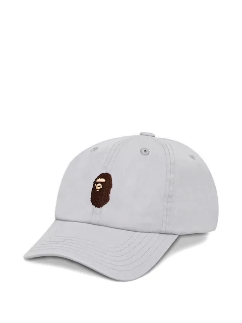A BATHING APE® embroidered face baseball cap