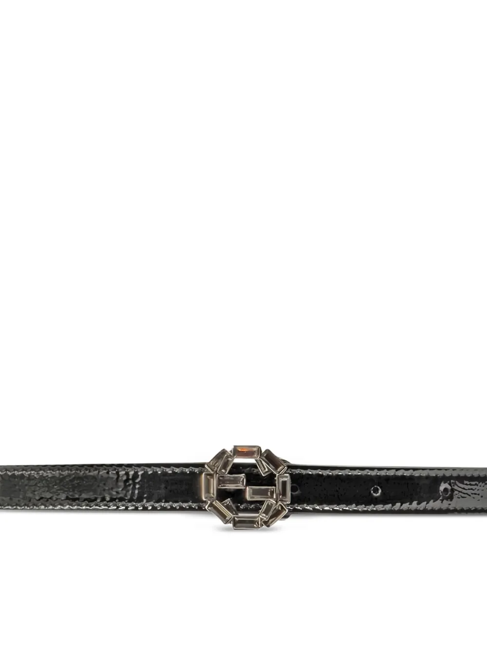 Gucci logo buckle belt - Zwart