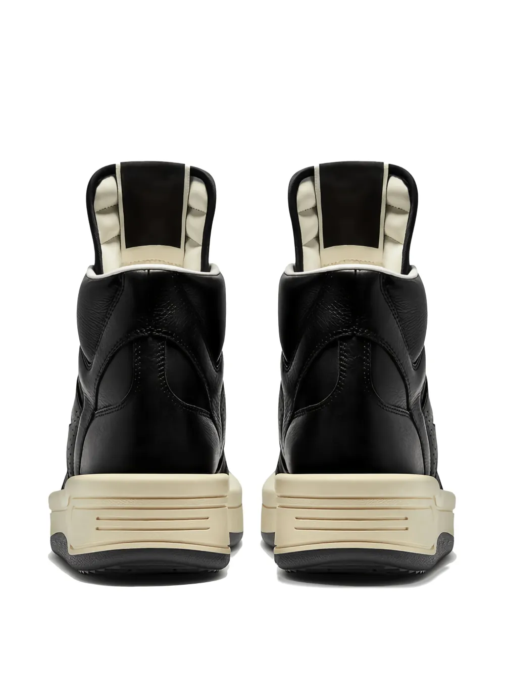 Converse x Rick Owens DRKSHDW high-top sneakers met sterdetail Zwart