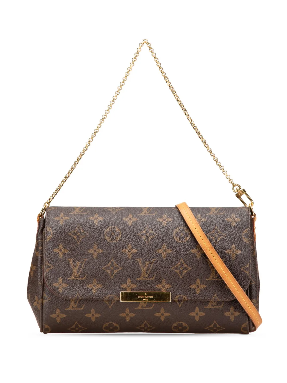 Louis Vuitton Pre-Owned 2012 モノグラム フェイボリット MM サッチェルバッグ - ブラウン Louis Vuitton Pre-Owned 2012 モノグラム フェイボリット MM サッチェルバッグ - ブラウン