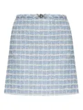 Versace tweed mini skirt - Blue