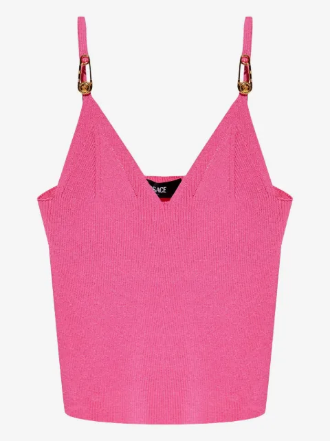 Versace Medusa plaque-detailed top