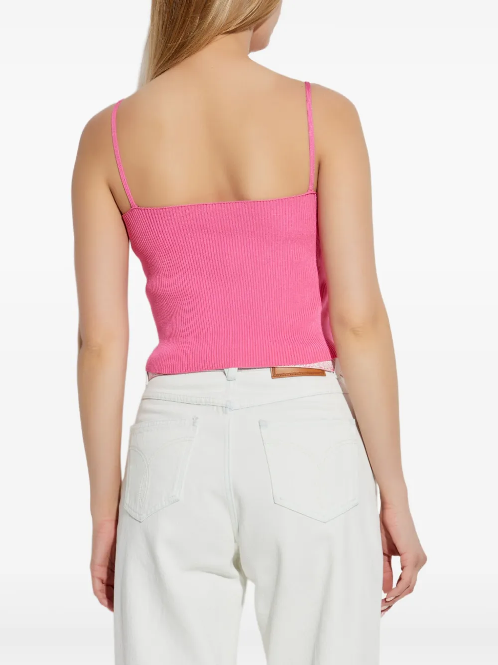 Versace Medusa top met plakkaat Roze