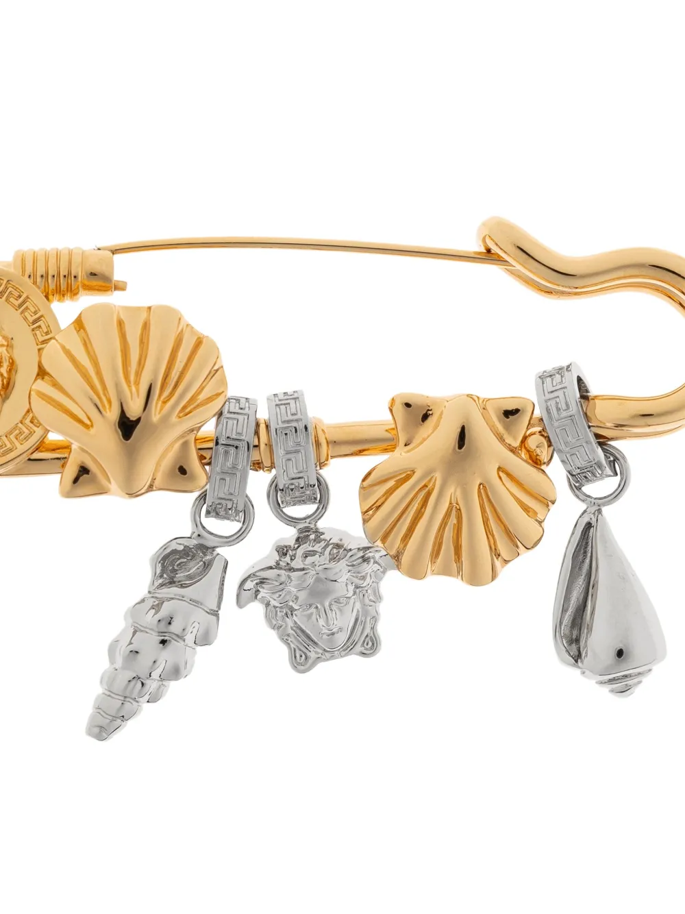 Versace Crystal Icons De La Mer Brooch