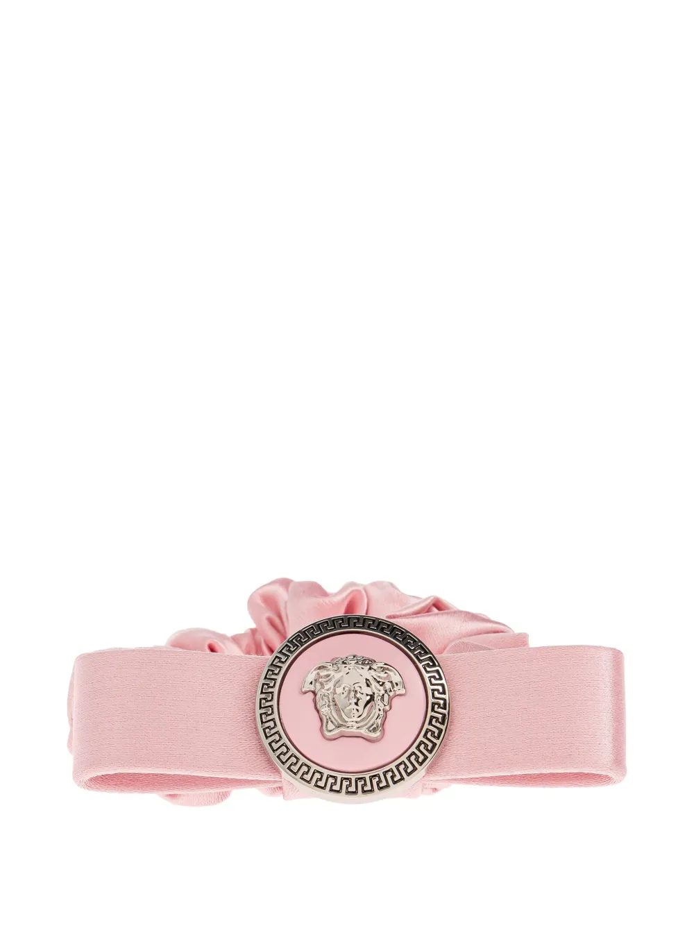 Versace Gianni Ribbon satijnen scrunchie Roze