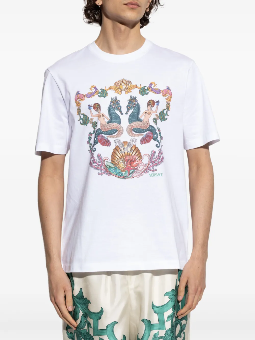 Versace Medusa T-shirt Wit