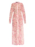 Versace Barocco-print maxi dress - Pink