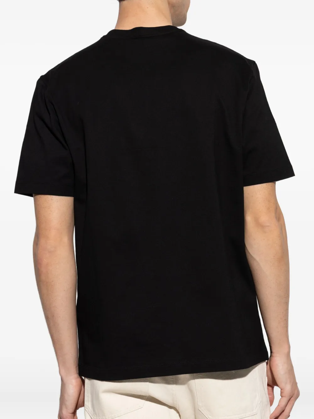 Versace Dive In Crest T-shirt Zwart