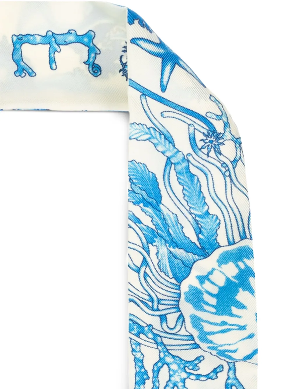 Versace Sjaal met print Blauw