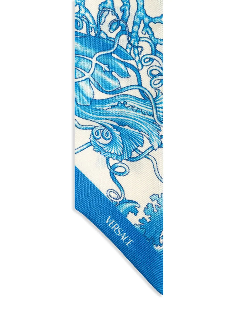 Versace Sjaal met print Blauw