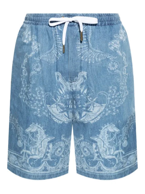 Versace Barocco Sea denim shorts