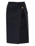 Versace Safety Pin beach cover-up - Black