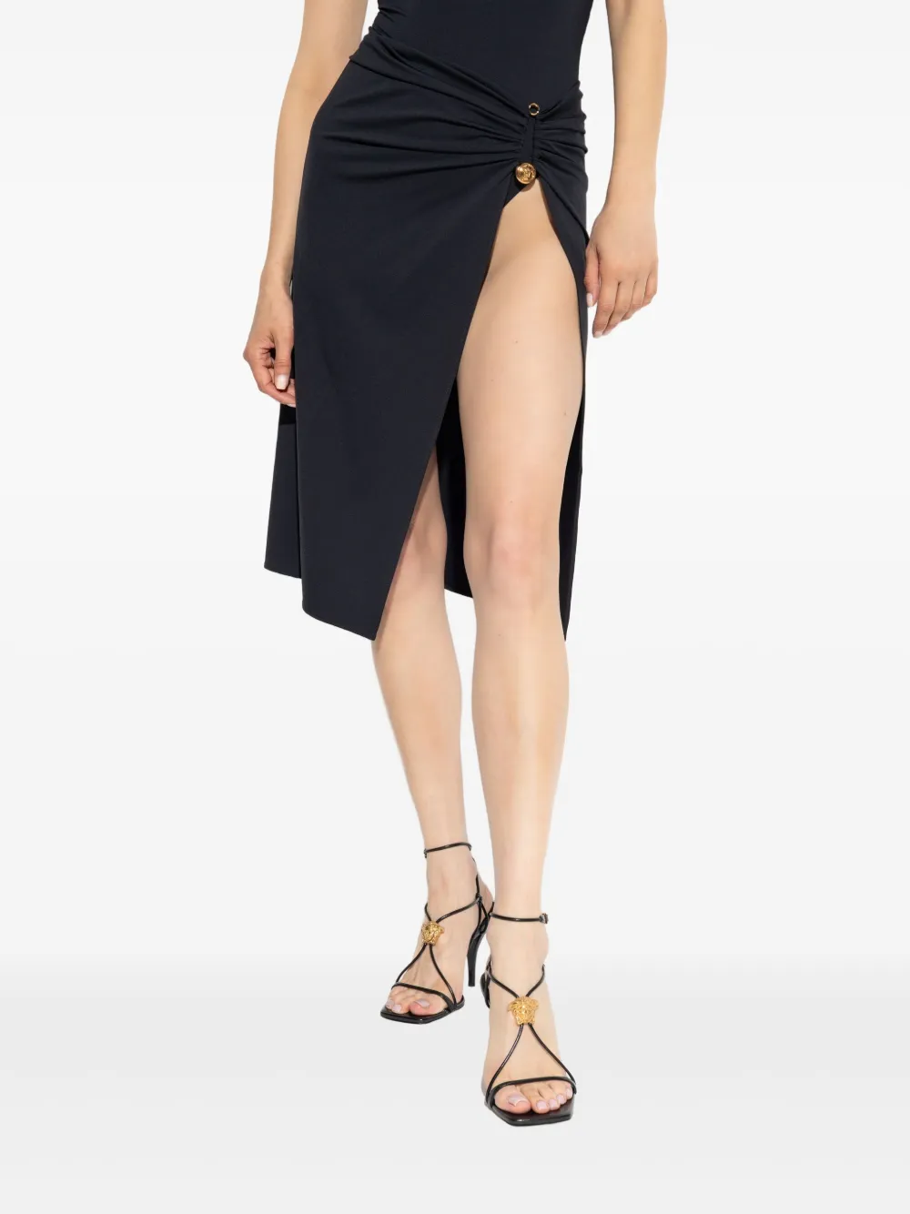 Versace Safety Pin stranddoek Zwart