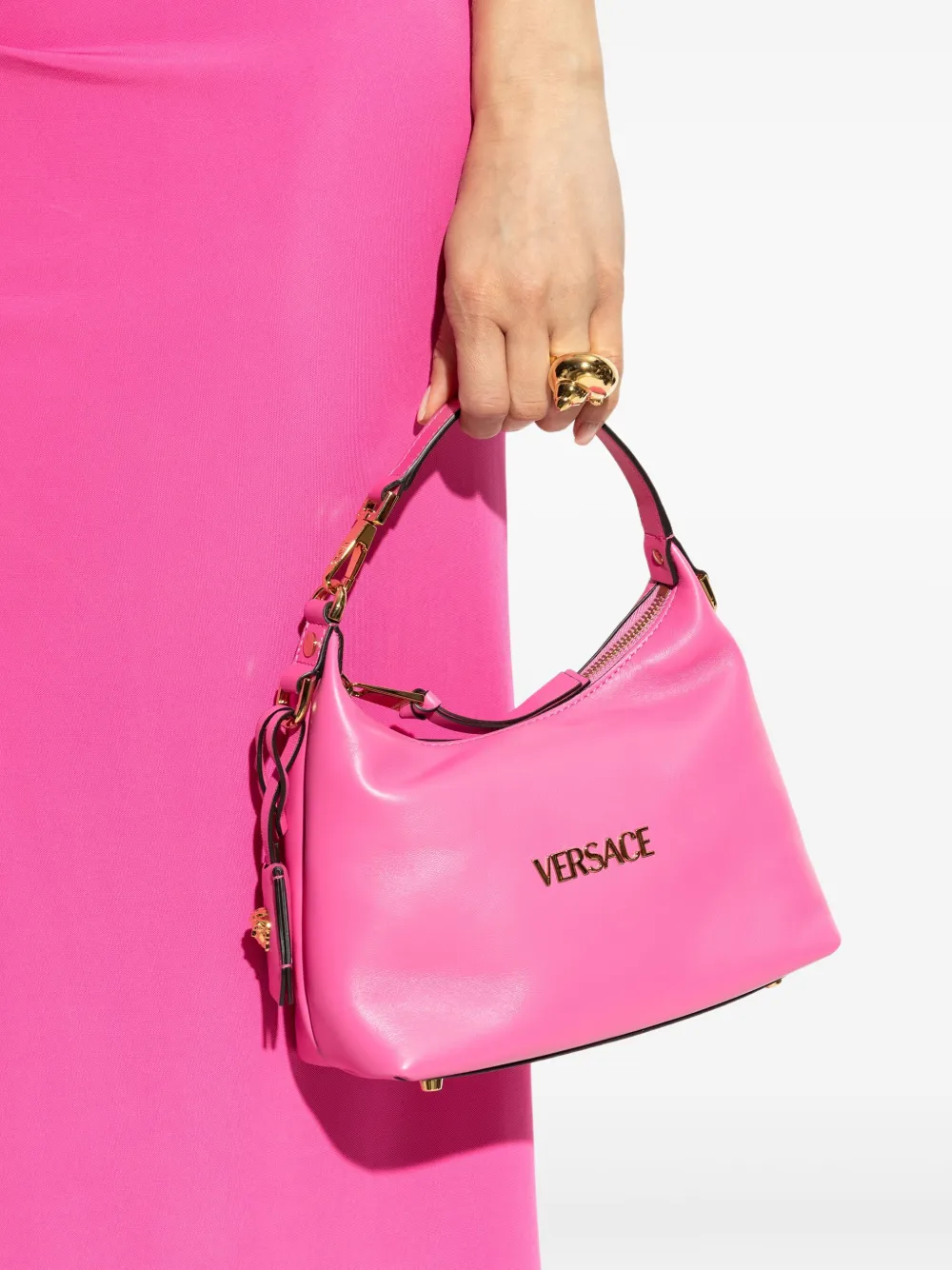 Versace Tag tote bag - Roze