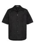 Versace Barocco-jacquard shirt - Black
