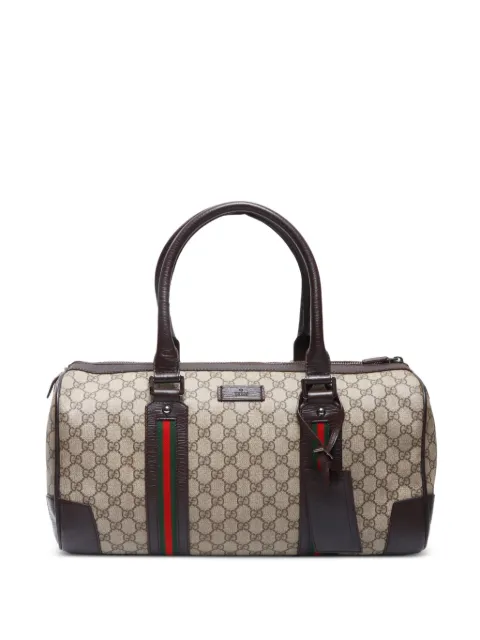 Gucci Pre-Owned 1990-2010 GG Supreme Boston travel bag
