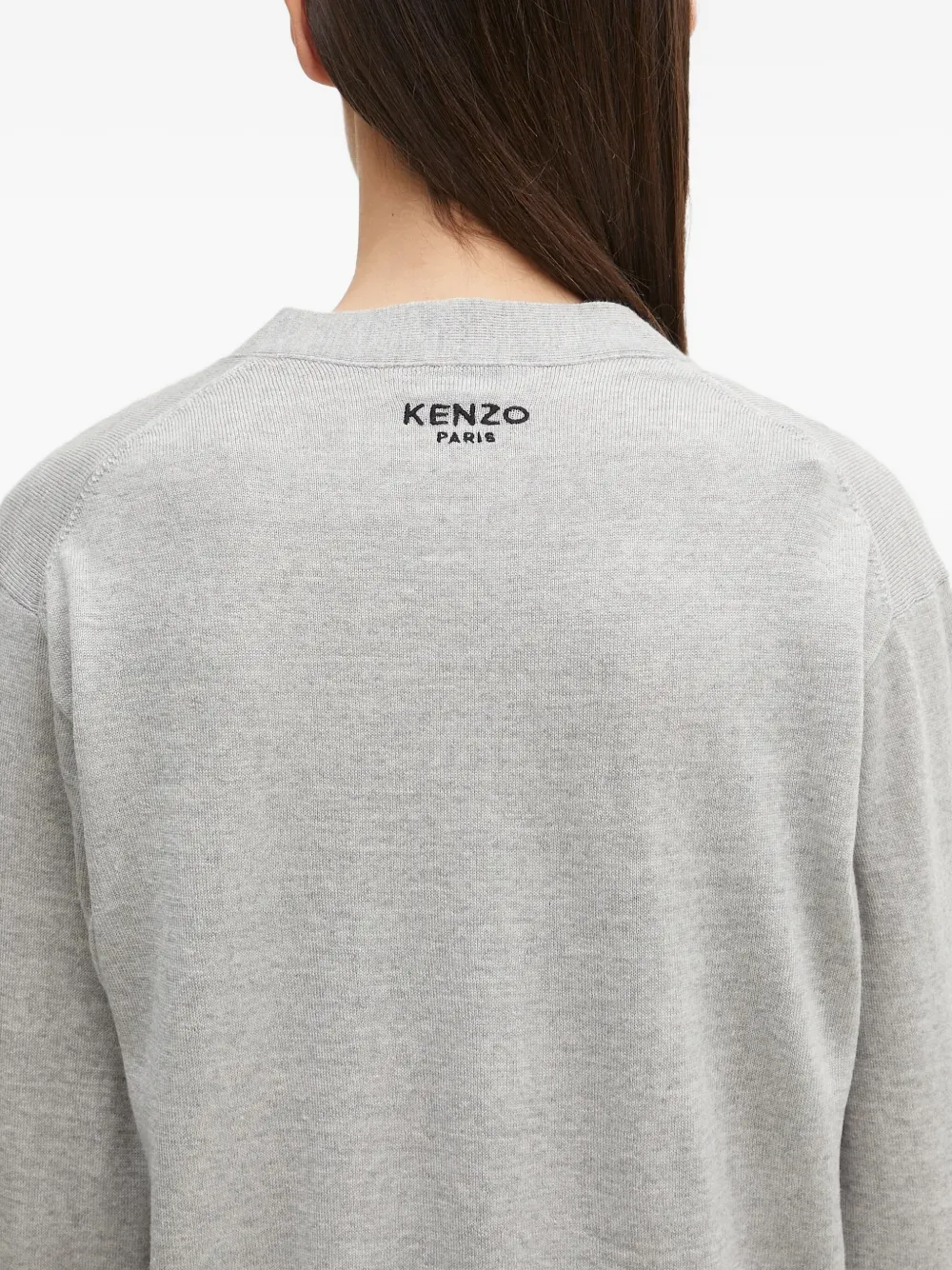 Kenzo Wollen vest Grijs