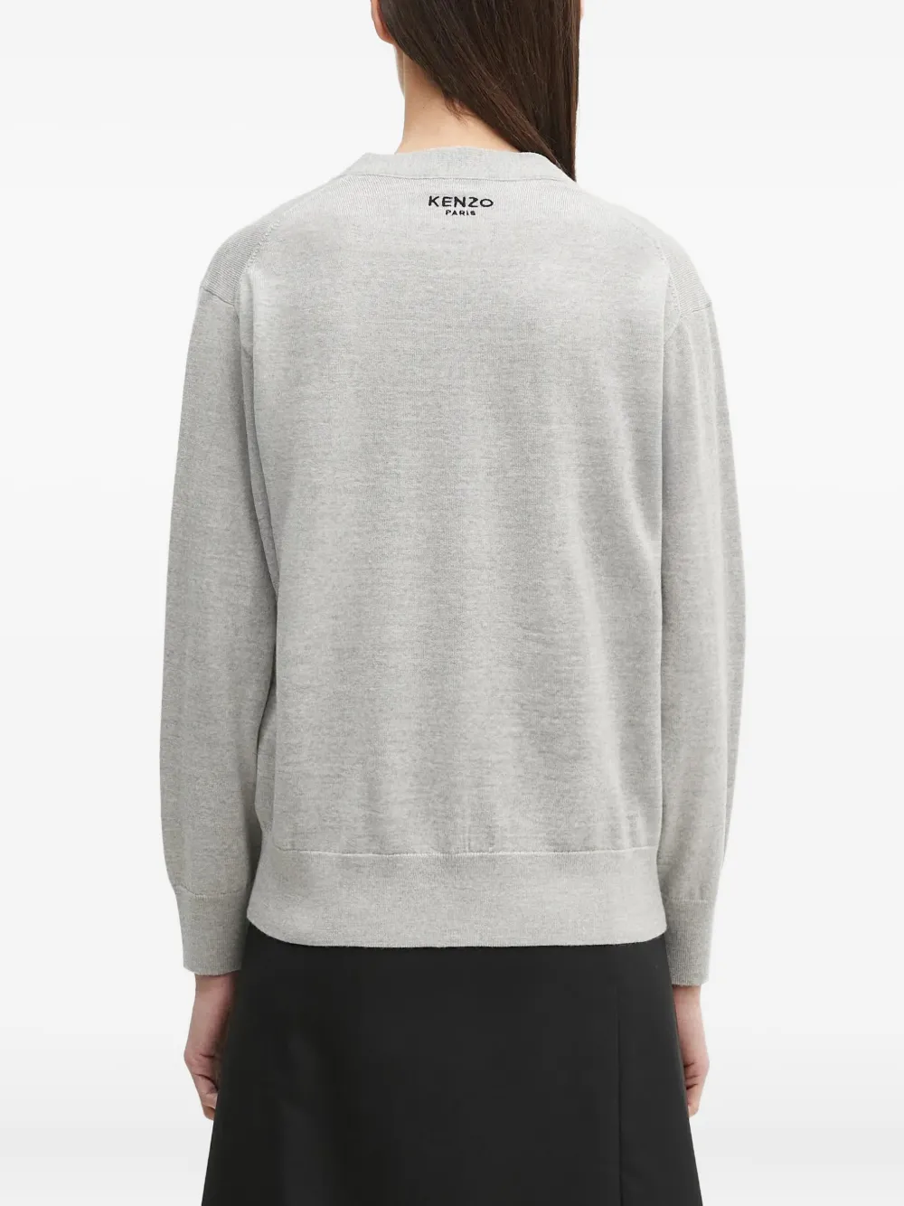 Kenzo Wollen vest Grijs