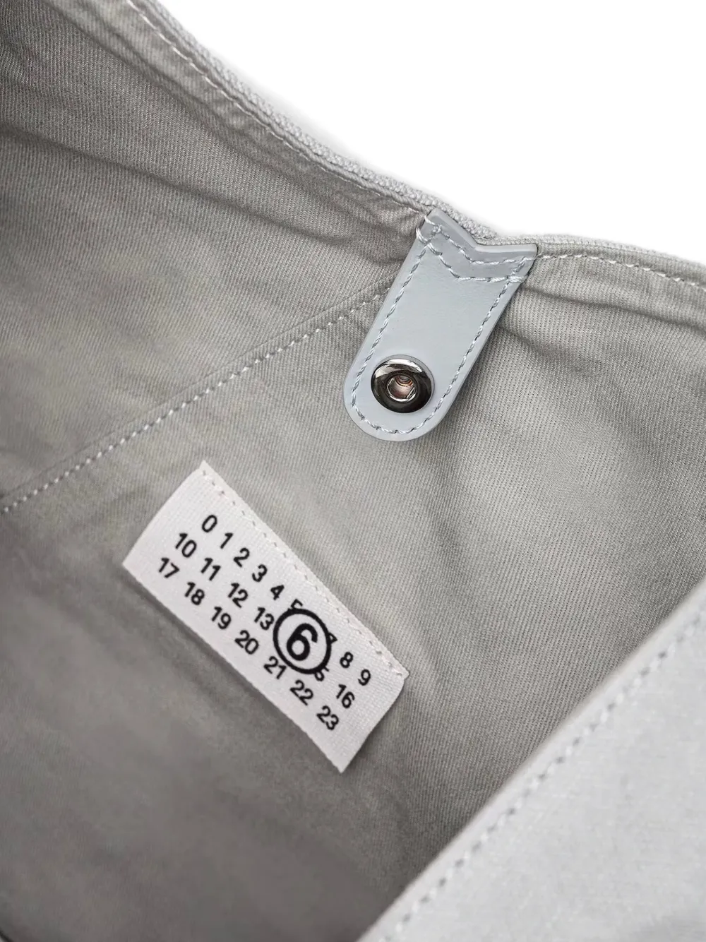 MM6 Maison Margiela Japanese gedrapeerdee shopper Grijs