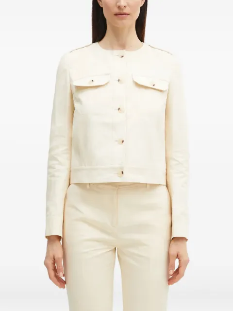 Kenzo cotton collarless jacket