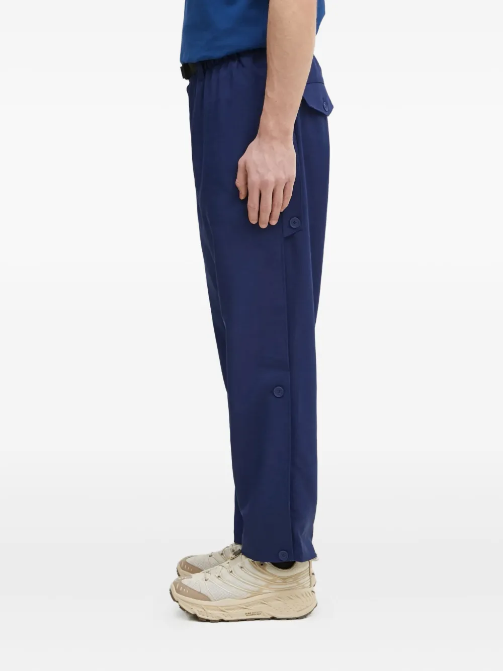 Y-3 Straight broek Blauw